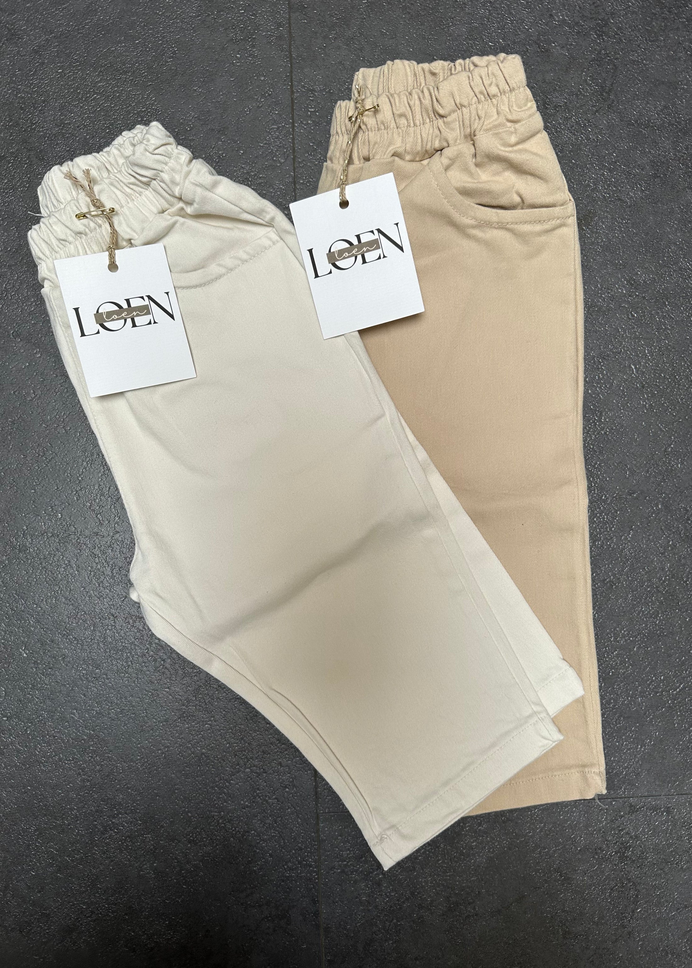 Crème pants