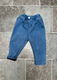 Afbeelding laden in Galerijviewer, Fleece jeans blauw
